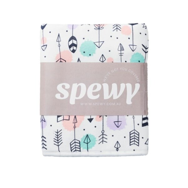 Spewy Travel Mat Polka Arrow Pattern