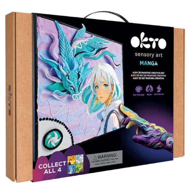 Okto Sensory Art 3D Painting Creative Set Manga Air