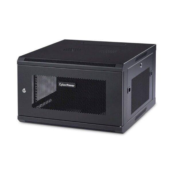 CyberPower Wall Mount Rack Enclosure 6U - Black