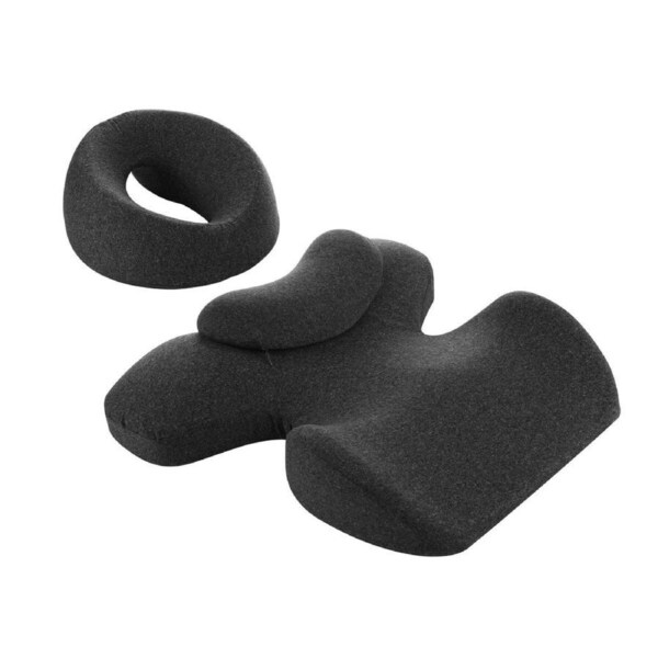 Cervical Pillow Set Memory Foam Stomach Sleeping Face Neck Head Back Arm Ergonomic Support Cushion Prone Chest Breast Contour Massage Beauty SPA Salon