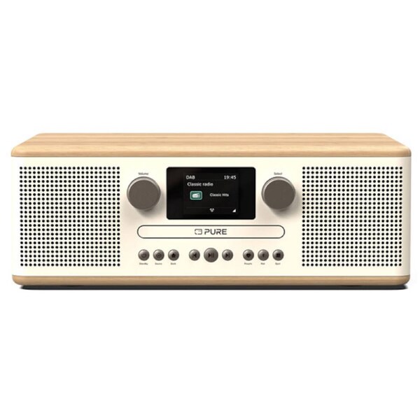 Pure Classic C-D6 DAB+/FM Radio - Cotton White