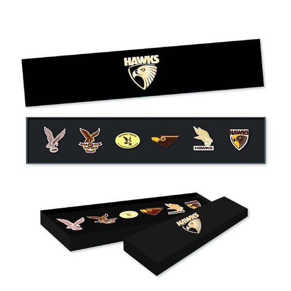 Hawthorn Hawks Pin Set Gift Box