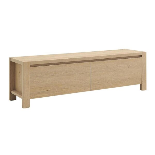 Marla Entertainment TV Unit 2 Drawers Oak