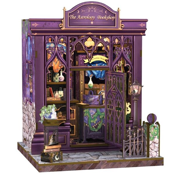 HOLALA DIY Miniature House Dollhouse Kit for Adults and Teens-The Astrology Bookshop