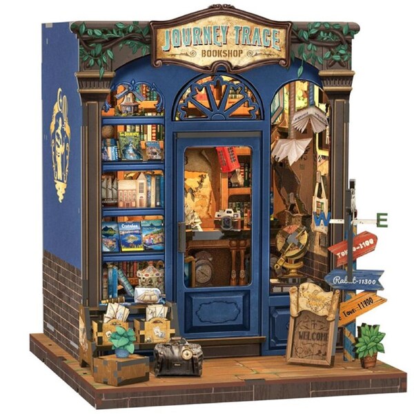 HOLALA DIY Miniature House Dollhouse Kit for Adults and Teens-Journey Trace Bookshop