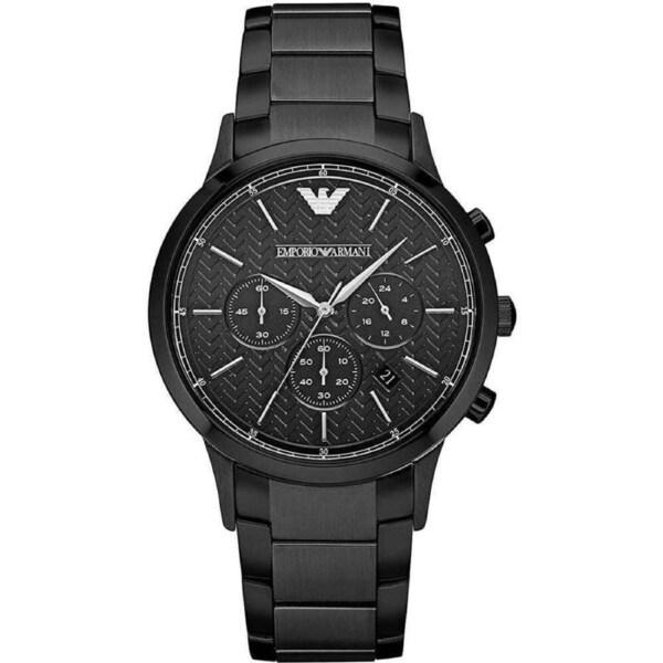 Emporio Armani Chronograph 43mm Black Dial Men's Dress Watch AR2485