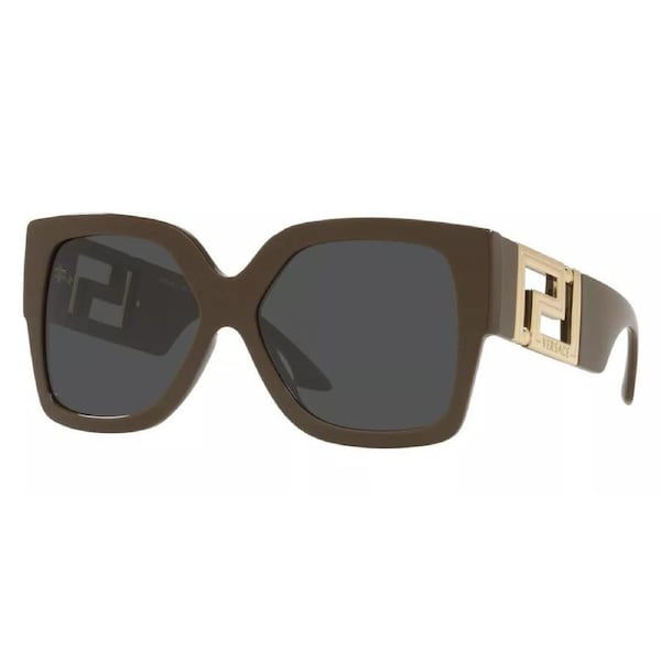 Genuine VERSACE Brown Green Oversized Womens Sunglasses VE 4402 535087