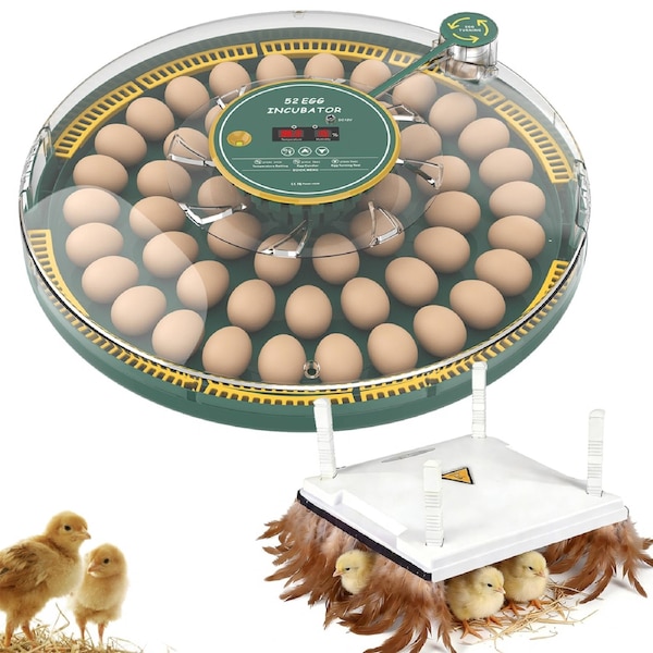 Advwin Automatic 52 Egg Incubator + Chicken Brooder Heating Plate