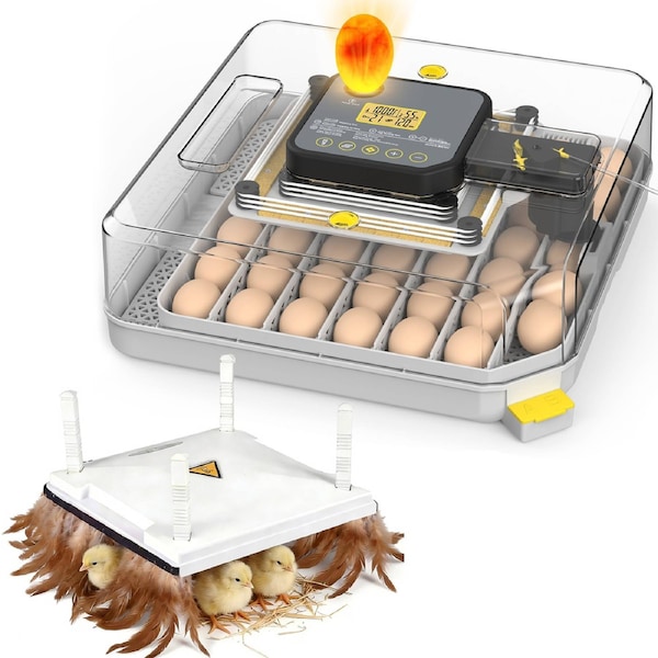Advwin Automatic 48 Egg Incubator + Chicken Brooder Heating Plate