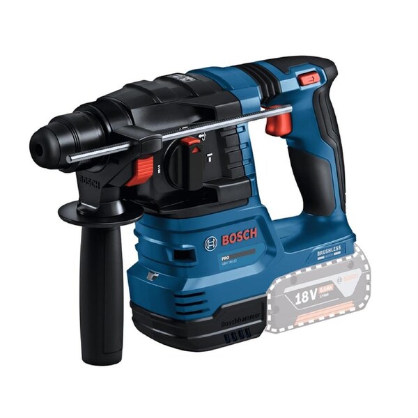 Bosch 18V Professional SDS Rotary Hammer Drill 0611924000 - Lightweight - Ergonomic - KickBack Control - Vibration Control - Efficient Battery Runtime