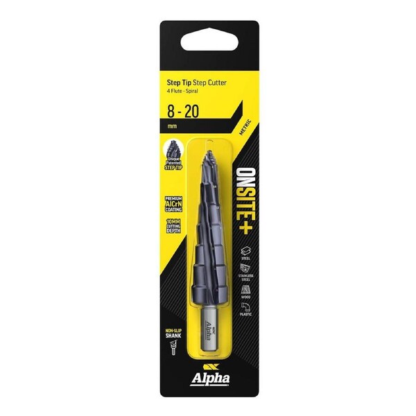 Alpha Onsite 8 Step Cutter - 20mm - High-Performance Drilling Tool