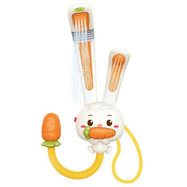 HOLALA Cartoon Bath Toy Water Pump with Shower Head-Rabbit