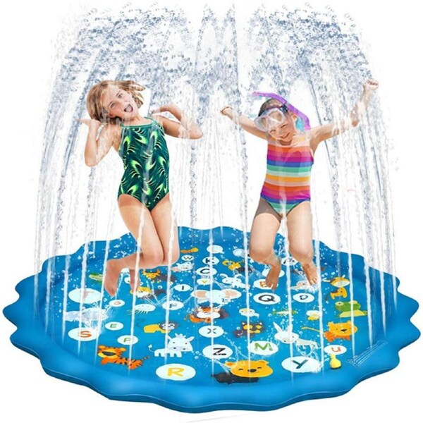 HOLALA Inflatable Spashpad Pool for Kids Adults & Pets-170cm