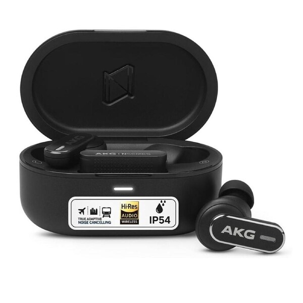 AKG N5 Hybrid True Wireless Noise-Cancelling Earbuds with 2.4GHz USB-C Dongle