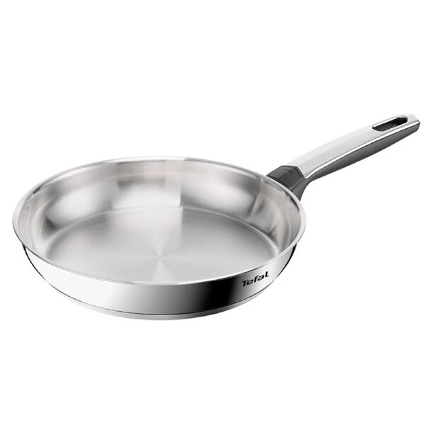 Tefal Emotion+ Induction 24cm Stainless Steel Uncoated Frypan