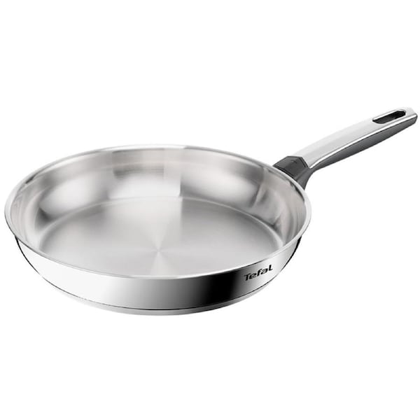 Tefal Emotion+ Induction 28cm Stainless Steel Uncoated Frypan