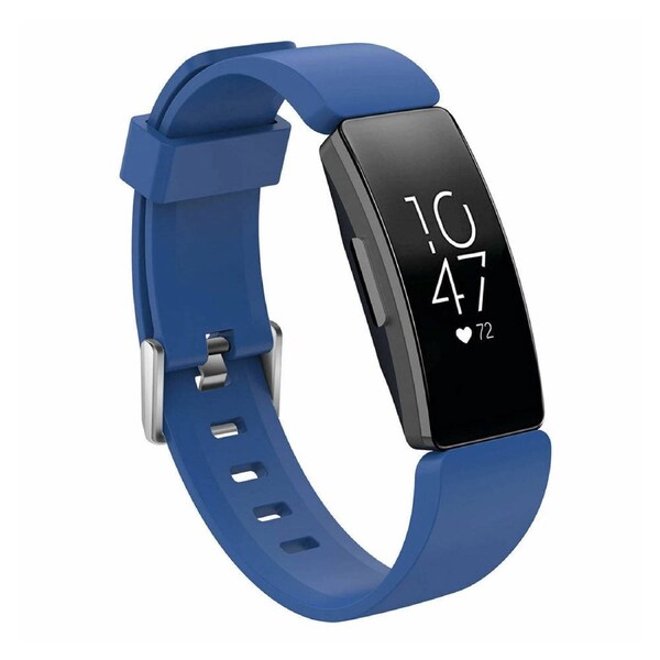 Fitbit Inspire HR Replacement Band Soft Silicone Sports Wrist Smart Watch Strap Midnight Blue