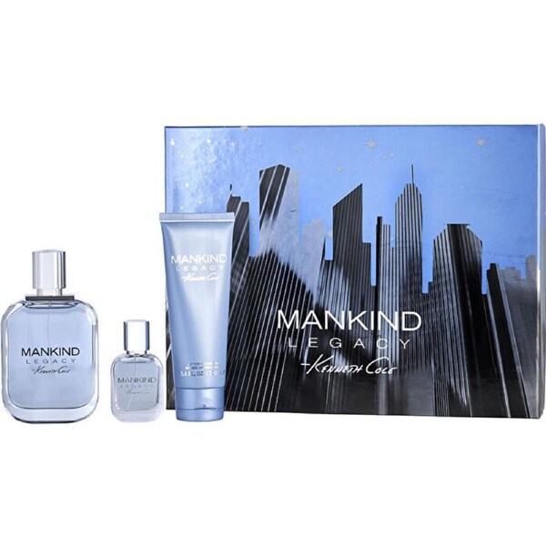 Kenneth Cole Mankind Legacy Eau De Toilette Spray 100ml/3.4oz & Aftershave Balm 100ml/3.4oz & Eau De Toilette Spray 15ml/0.5oz 15ml/0.5oz