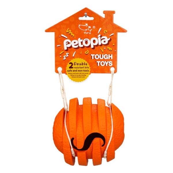 Petopia Ultra Tough Dog Toy Zesty Orange Small 1 Pack