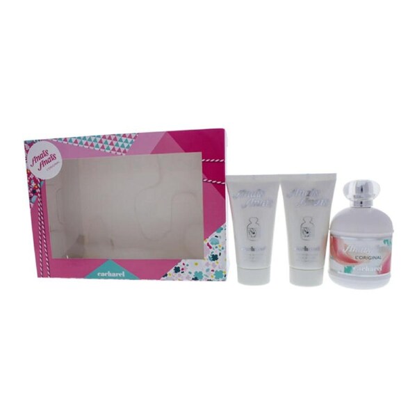 Cacharel Anais Anais For Women - 3 Pc Gift Set 100ml/3.4oz Eau De Toilette Spray 2x Perfumed Body Lotion 50ml/1.7oz 3 Pc Gift Set / 50ml/1.7oz