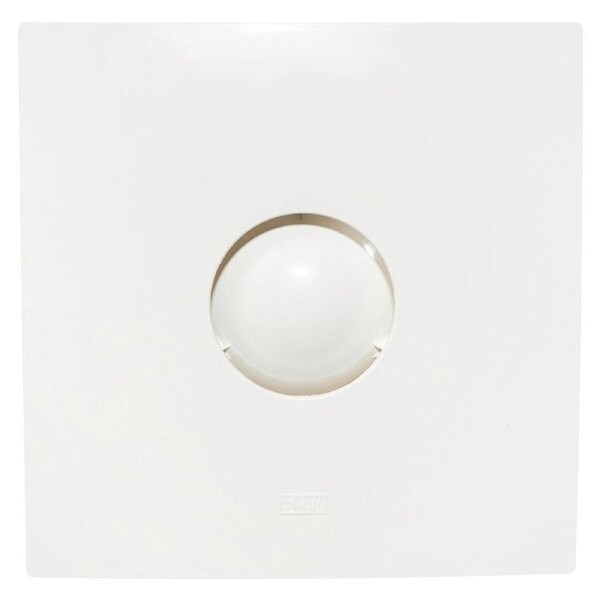 HPM 150mm White Square Wall Exhaust Fan - Plastic - Strong Airflow
