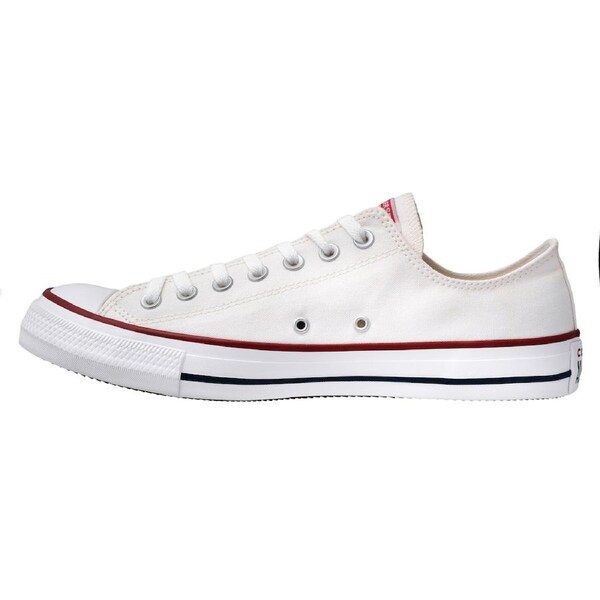 Converse Chuck Taylor All Star Low Top Unisex Sneakers Optical White US Men's 8.5/Women's 10.5