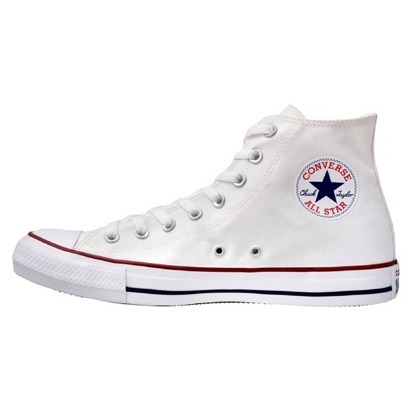 Converse Chuck Taylor All Star Hi-Top Unisex Sneakers Optical White US Men's 6.5/Women's 8.5