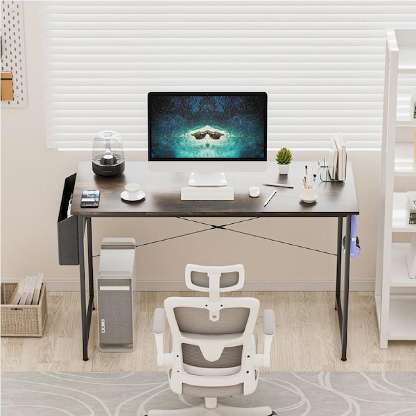 Levede Computer Gaming Desk Study Home Office Workstation Desk PC Laptop Table 100cm x50cm x75cm