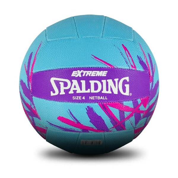 Spalding Extreme Indoor/Outdoor Training Netball Blue/Purple/Pink Size 4