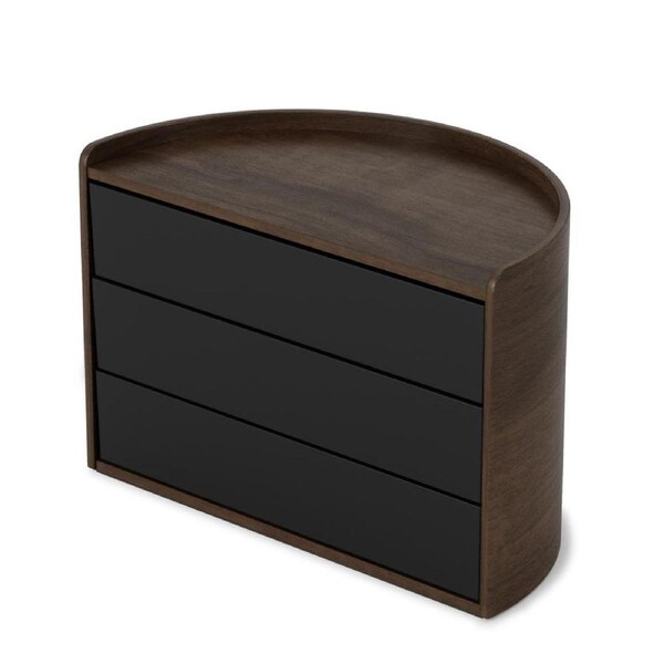 Umbra Moona Storage Box - Black/Walnut