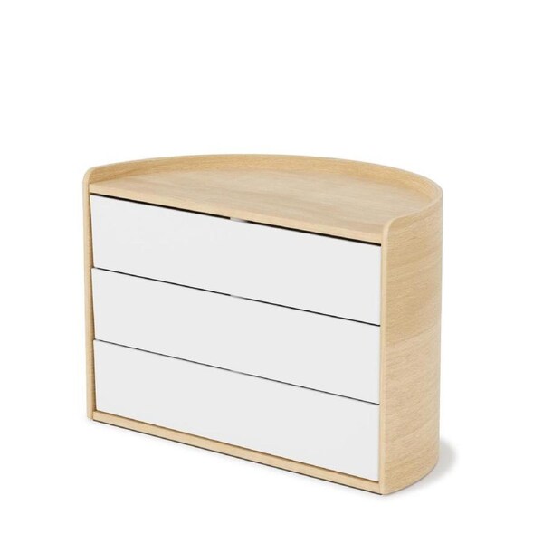Umbra Moona Storage Box - White/Natural