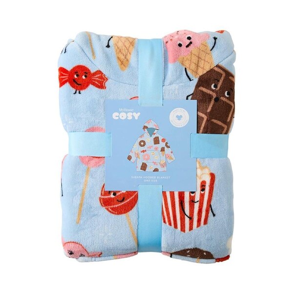 MyHouse Cosy Sherpa Hooded Blanket