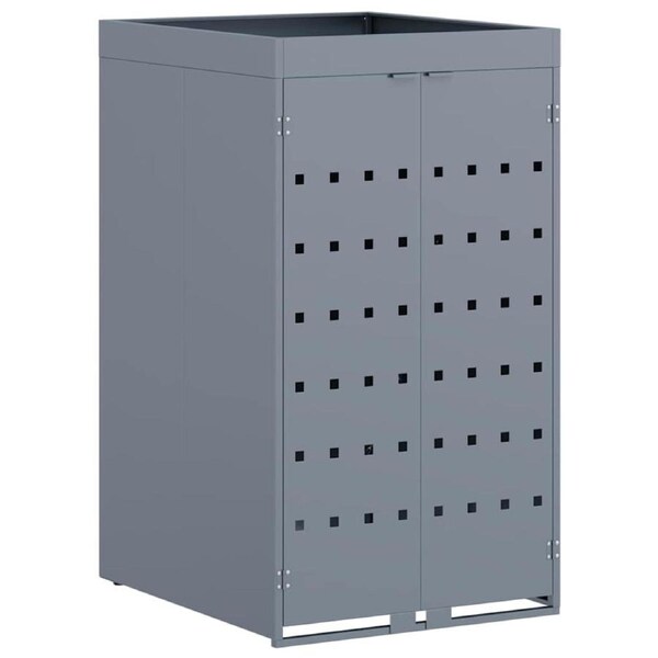 Wheelie Bin Storage with Planter Roof for Single 240L Bin vidaXL