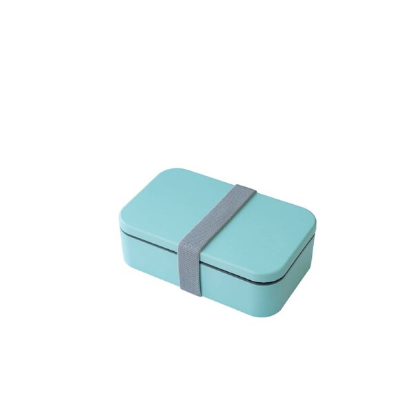 Cuisena Rectangular Bento with Cutlery - Aqua
