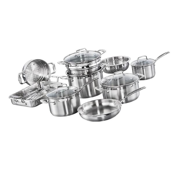 iconiX 9 Piece Stainless Steel Cookware Set 16X10cm Baccarat
