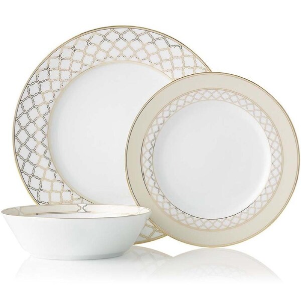 Noritake Eternal Palace 12 Piece Dinner Set - Gold