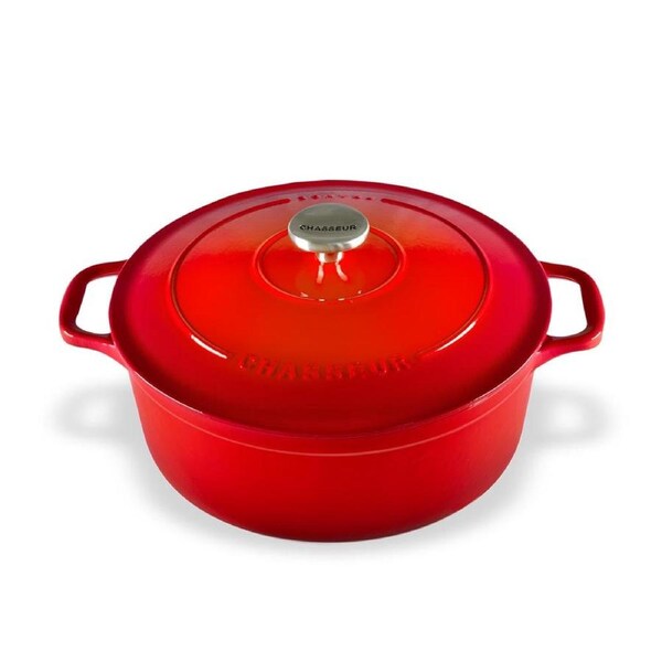 Round French Oven /6.3L Inferno 28cm/6.3L Red Chasseur