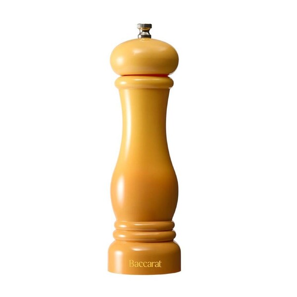 Baccarat Le Connoisseur Salt or Pepper Grinder - Honey