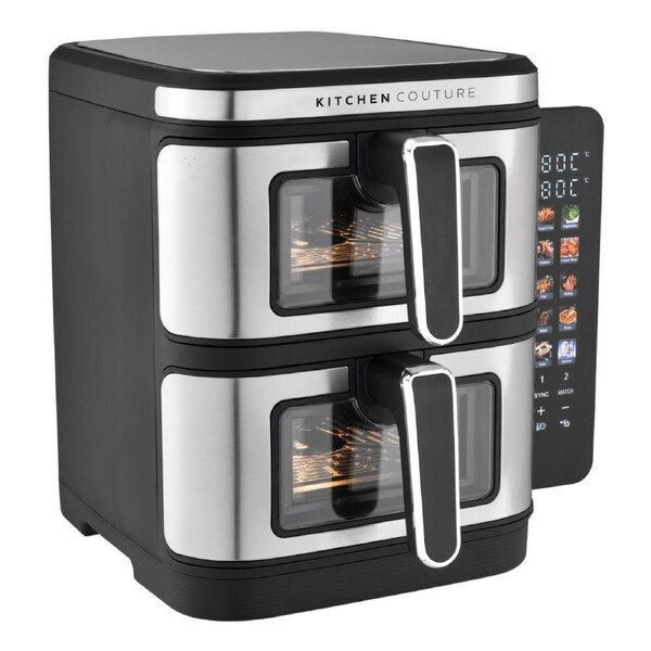 Kitchen Couture Clear View Vertex Dual Drawer Air Fryer 11L