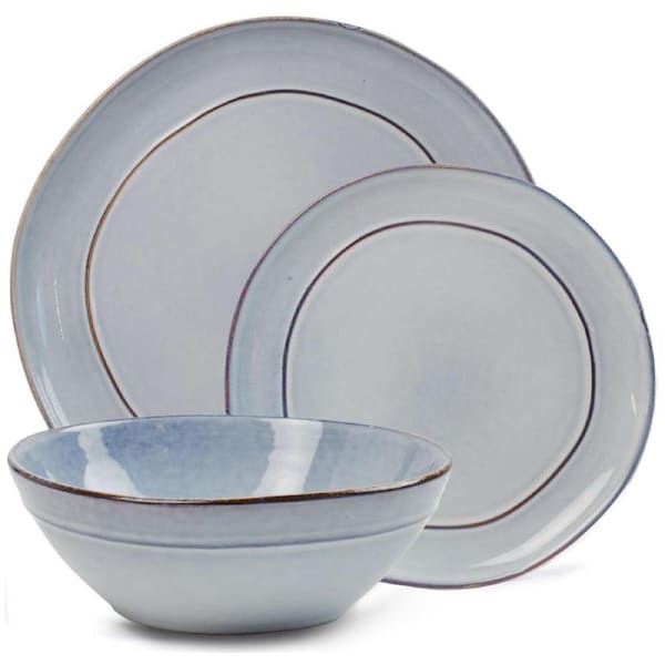 Salt & Pepper Lorenz 12 Piece Dinner Set - Maya Blue