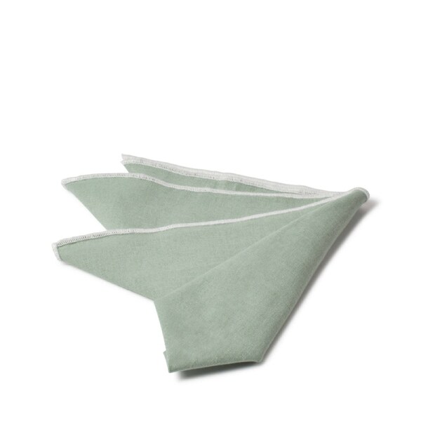 Salt & Pepper Dine Lucy Napkins 45 x 45cm - Set of 4 - Sage