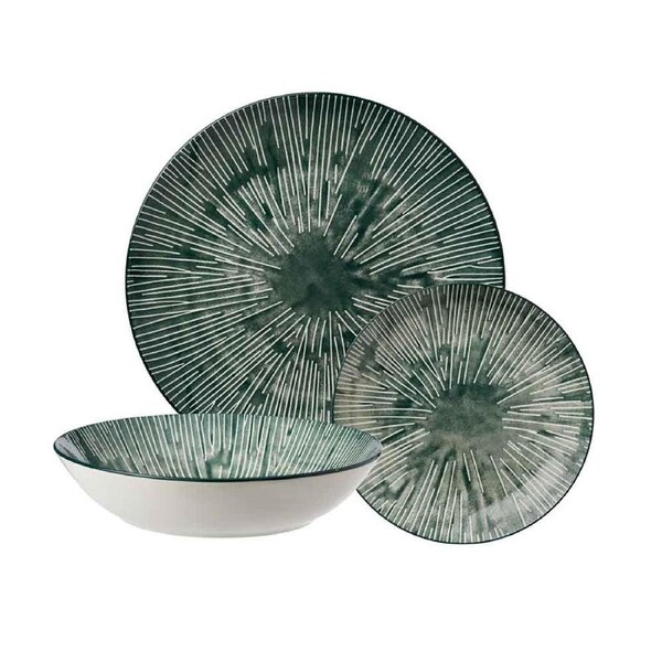 Alex Liddy Arden 12 Piece Dinner Set - Forest