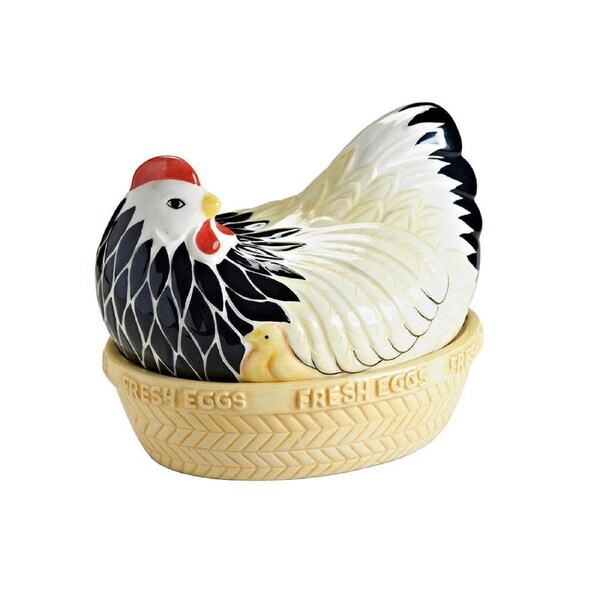 Mason Cash Rise & Shine Mother Hen Nest Egg Tray 21X16.5X18cm