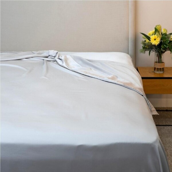 Protect-A-Bed Signature Tencel Flat Sheet - Silver - King