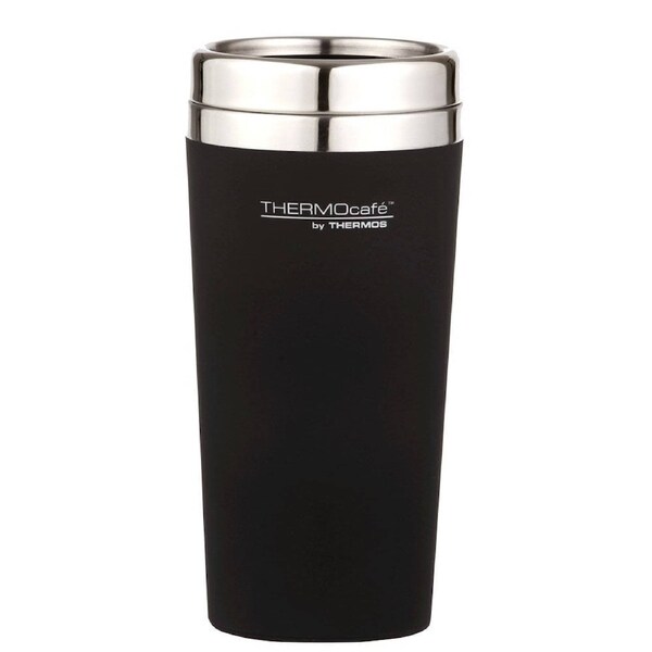 Thermos THERMOcafe Soft Touch Travel Tumbler 420ml Matte Black