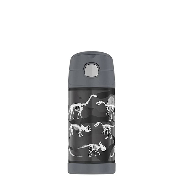 Thermos FUNtainer Stainless Steel Vacuum Insulated Drink Bottle 355ml - Dinosaurs