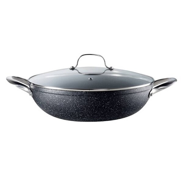 Rock All Pan With Lid 32cm Black Baccarat