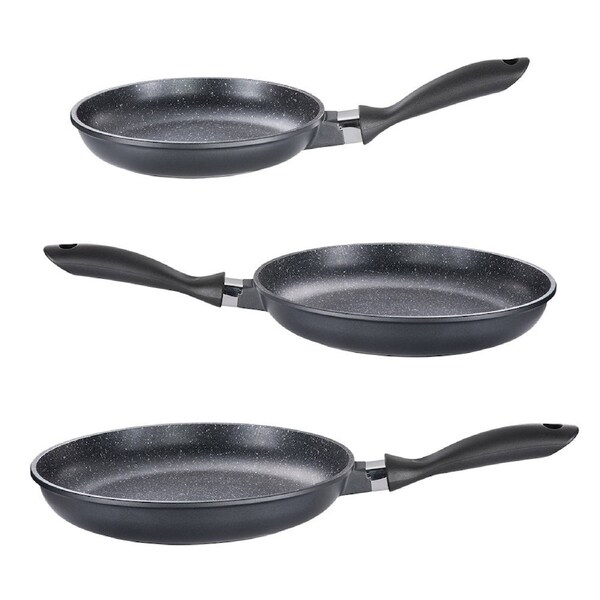 STONE Non Stick Frypan Tri Pack , & 20cm/24cm/28cm Baccarat