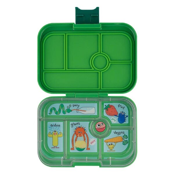 Yumbox Original Lunch Box 6 Compartment - Jurassic Green