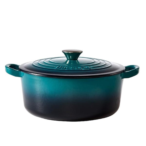 Baccarat Le Connoisseur 25cm 3.9L Round French Oven with Lid - Lagoon